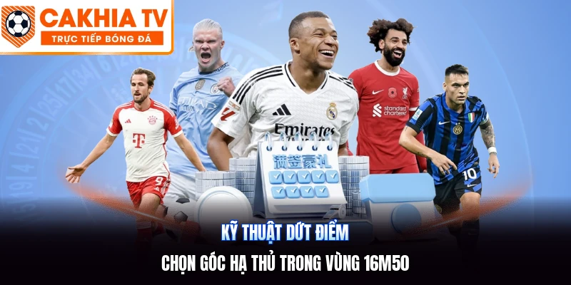 Kỹ Thuật Dứt Điểm | Chọn Góc Hạ Thủ Trong Vùng 16m50